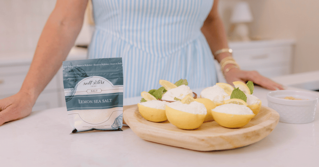 Lemon Cheesecake Cups with Lemon Sea Salt