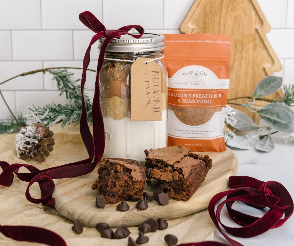 Sweet & Spicy Brownies in a Jar