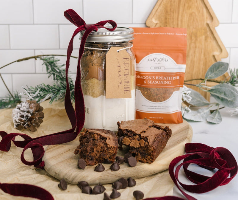 Sweet & Spicy Brownies in a Jar