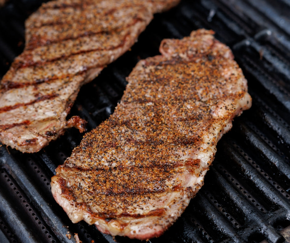 Applewood Smoked Pepper Crusted Steak