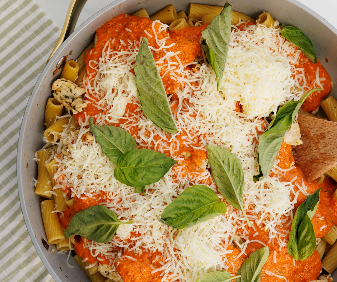 Creamy Roasted Red Pepper Chicken Pasta