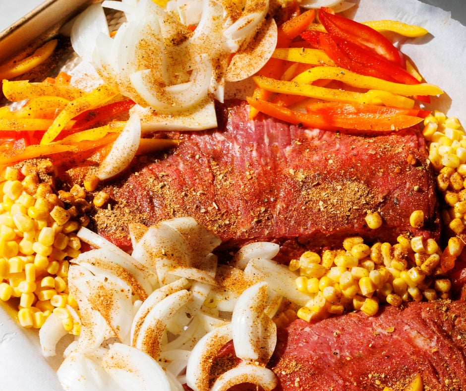 Sheet Pan Steak Fajitas