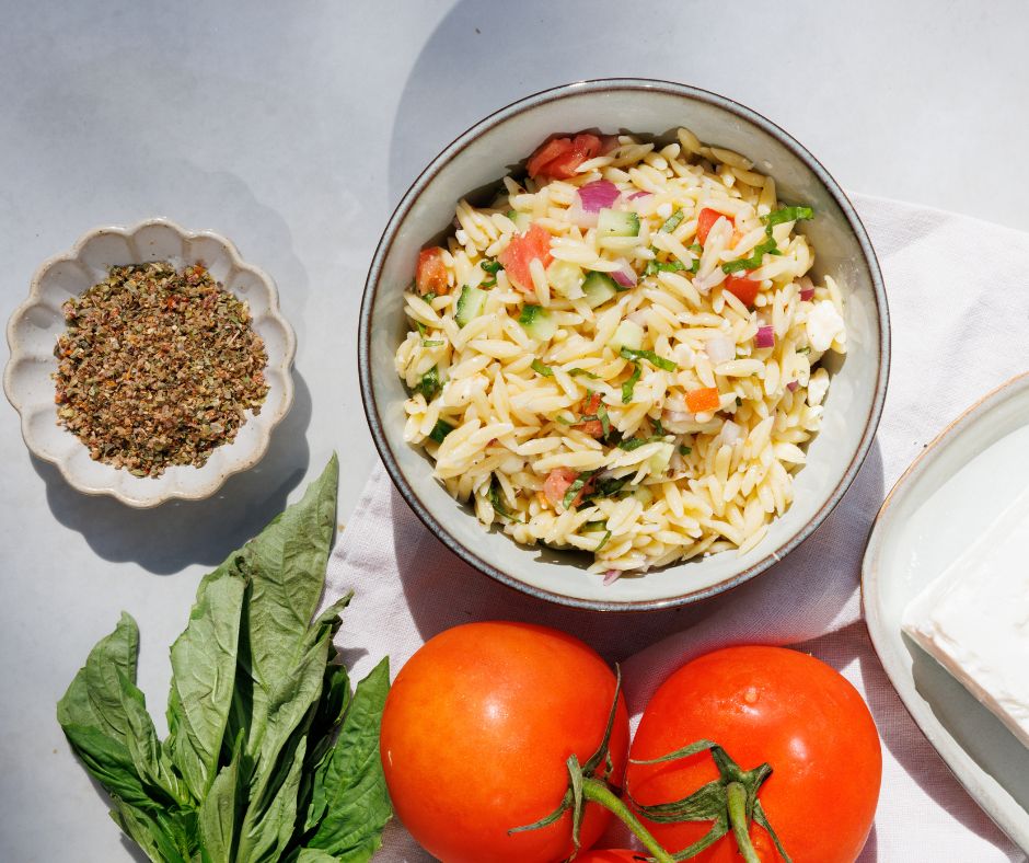 Zesty Lemon Orzo Salad