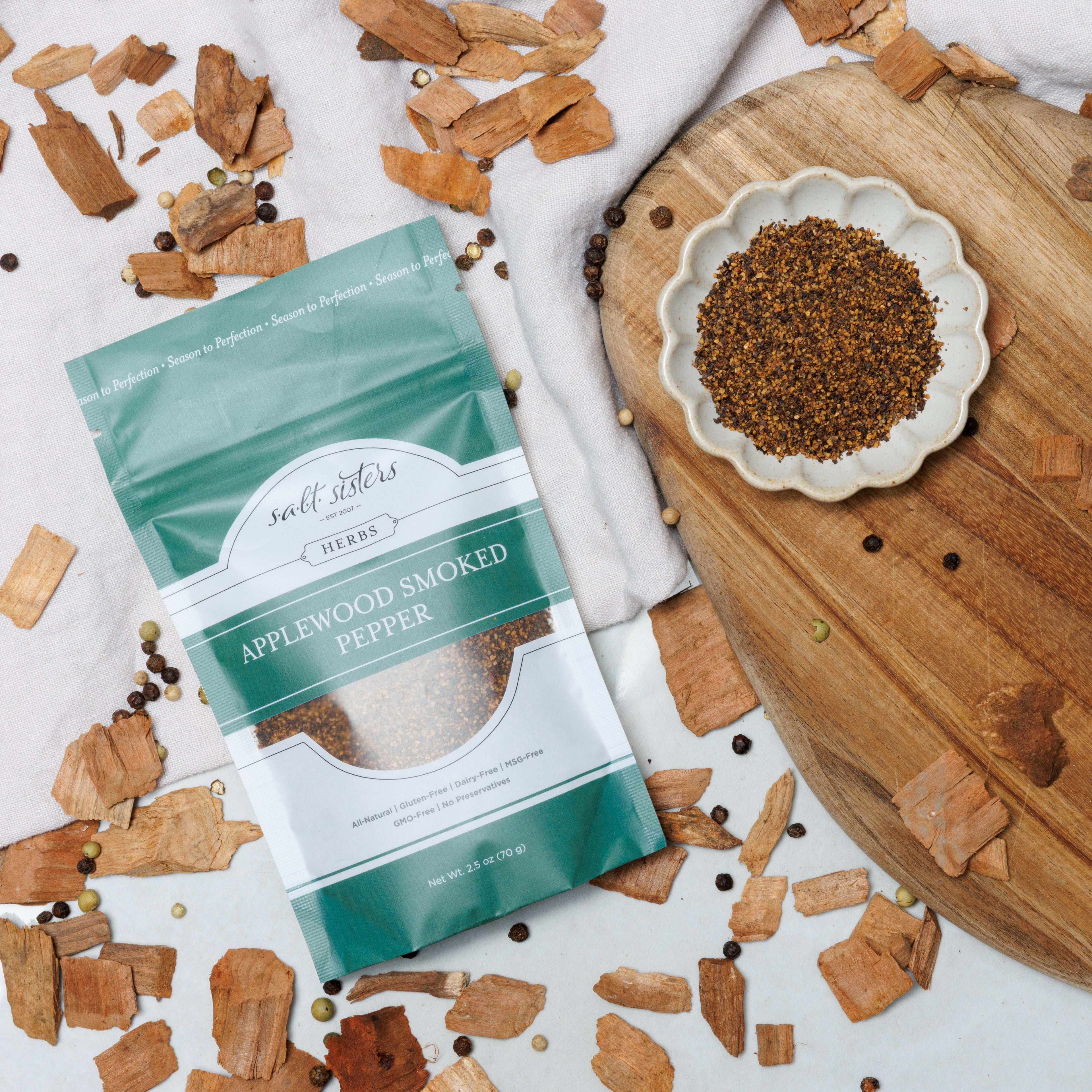 Salt Sisters | Applewood Smoked Pepper – S.A.L.T. Sisters