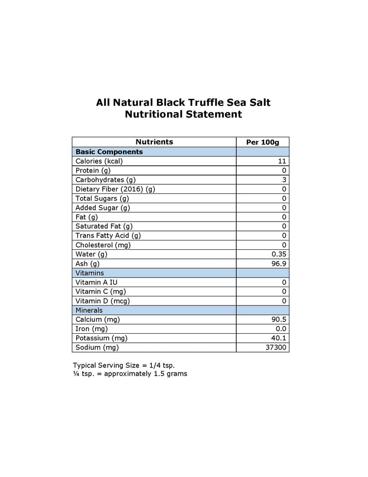 150-CP4 - Black Truffle Sea Salt (Wholesale)