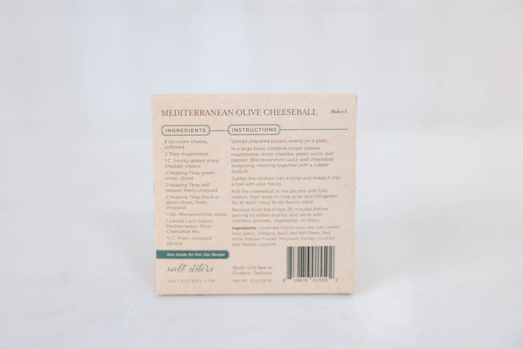 Mediterranean Olive Cheeseball