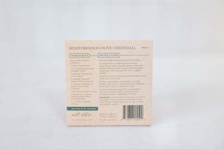 Mediterranean Olive Cheeseball