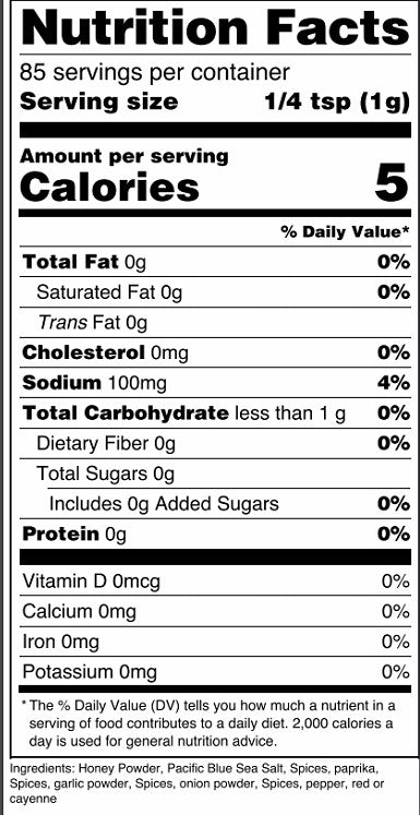 519-CP4 - Sweet Honey Heat Rub & Seasoning (Wholesale)